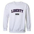 thumbnail image 1 of Women Liberty Flames Mom Crewneck Fleece, White - Extra Large, 1 of 1