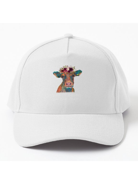 Women Life Is Better on the Ranch Baseball Hat, Heifer Cow Farmer Graphic Design, Classic Cap