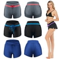 thumbnail image 1 of Women Lightweight Quick-dry Stretch Friendly Short Swim Bottom High Waist Swimwear Shorts for Swimming Beach Surfing Snorkel Boarding, 1 of 8