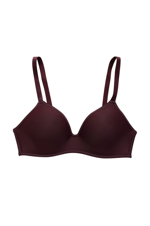 Women Lightweight Seamless Cooling Bra with Elastic Straps Solid Color Sleeping Bralettes for Yoga Lounging