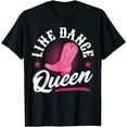 thumbnail image 1 of Women Line Dancer Queen Line Dancing Mom Line Dance T-Shirt, 1 of 4