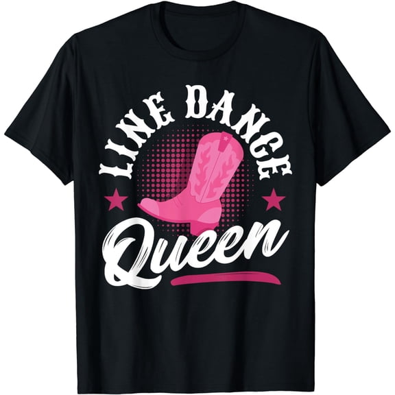 Women Line Dancer Queen Line Dancing Mom Line Dance T-Shirt