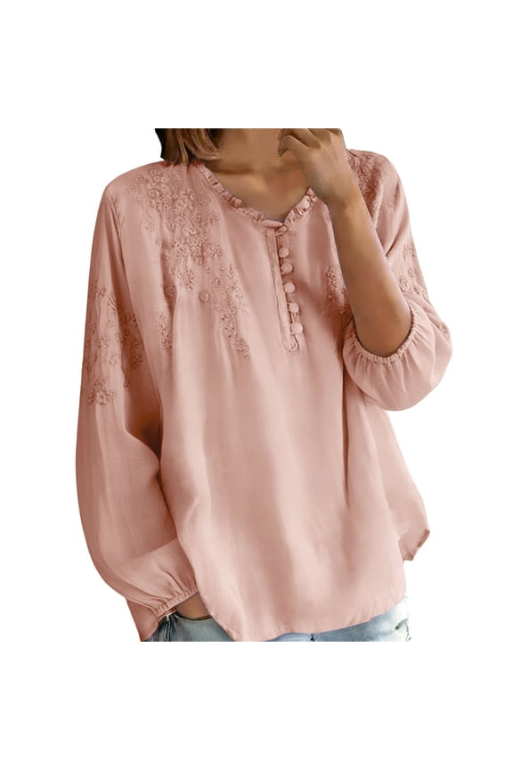 Women Linen Shirt Gauze Shirts For Women Summer Linen Tops Cotton Boho Tops Beach Outfits For Women Gauze Tunic Tops For Women Beach Vacation Tshirts Peasant Blouse Gauze Shirts