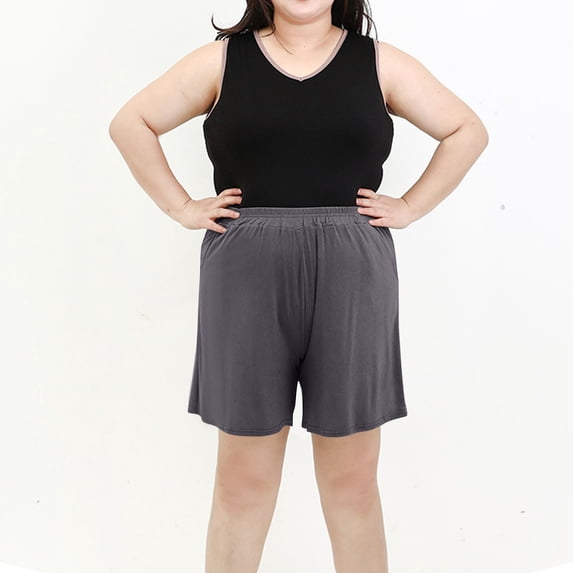 ZHUGeLI Women Linen Shorts Summer Casual Chino Shorts High Waisted Bermuda Shorts Dressy Wide Leg Shorts with Pockets