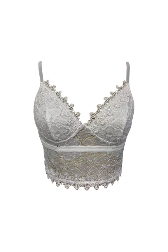 Women Lingerie Corset Lace Floral Bralette Bralet Bra Tank Cami Crop Underwear Women'S Plus Size Bras Lace Bra Bras No Underwire No Padding