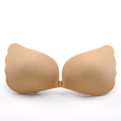 Women Lingerie Invisible Bra Strapless Silicone Push Up Fly Adhesive ...
