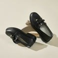 thumbnail image 1 of Women Loafers Shoes Business Low Top Leather Casual Shoes Rain Shoes Comfortable & Lightweight Round Toe Penny Dressy Slip On Work Flats, 1 of 8