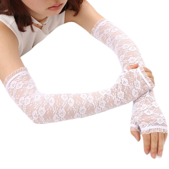 Women Long Gloves for Wedding Bridal Party Feather Gloves for Bride Wedding Accessories