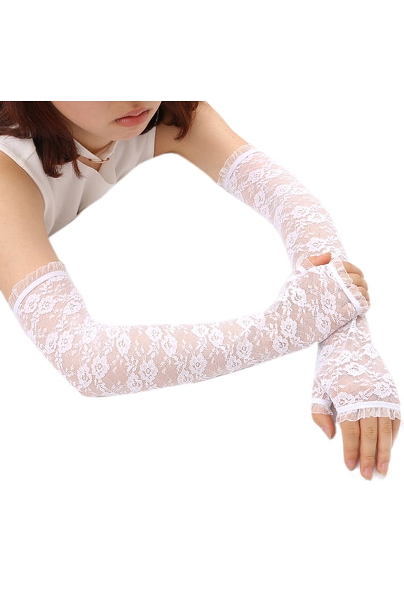 Women Long Gloves for Wedding Bridal Party Feather Gloves for Bride Wedding Accessories