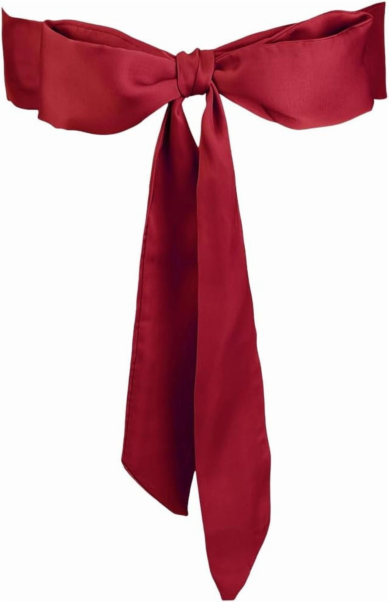 red satin sash for dress Rouge Red Double Faced Satin Ribbon Sash Your Dream Dress