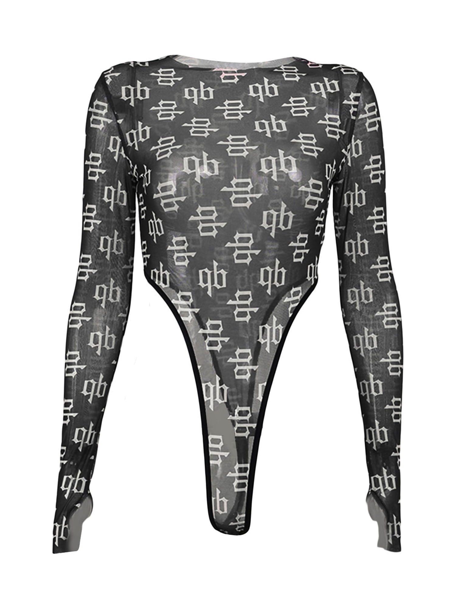 トップス CLANE ROUND NECK HIGH CUT BODYSUITS 377a6a97-6429-44b1-8306-