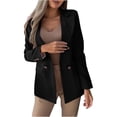 thumbnail image 1 of Women Long Sleeve Casual Jacket Polyester Open Front for Office and Daily, 1 of 8