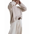 thumbnail image 1 of Women Long Sleeve Knit Sweater Jumper O Neck Tops Pullovers Casual Loose Sweater  One Size, 1 of 7