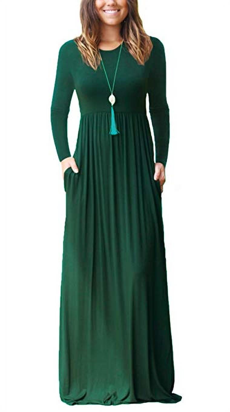 Loose maxi dress with hot sale pockets