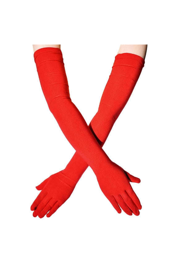 Women Long Sleeve Operas Show Gloves Elbow Length Breathable Glove for Evening Wedding Dress Costume Medieval Styles