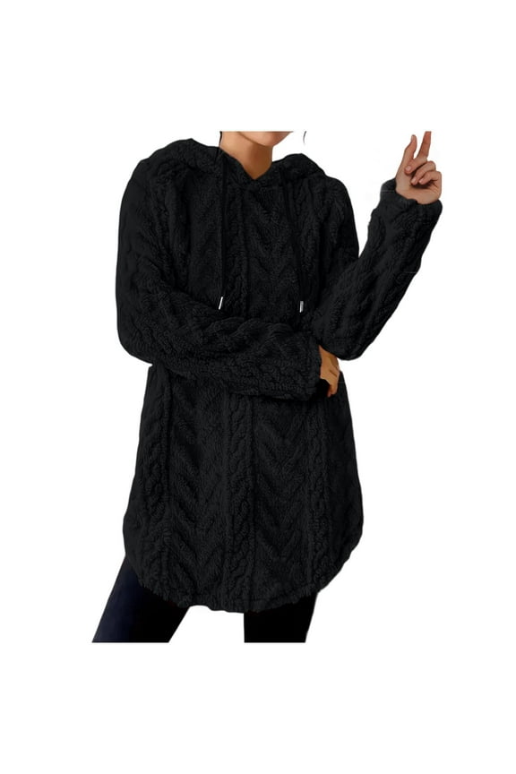 Women Long Sleeve Sweatshirt Hoodie Fall Fashion Jackets Winter Pullover Clothing Outfits Clothes Basic Casual