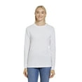 thumbnail image 1 of Women Long Sleeve T-Shirt Premium Jersey Long Sleeve Shirts Tee 100% Cotton S M L XL 2XL 3XL Blank Ladies Tshirts, 1 of 8