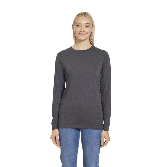 Women Long Sleeve T-Shirt Premium Jersey Long Sleeve Shirts Tee 100% Cotton S M L XL 2XL 3XL Blank Ladies Tshirts