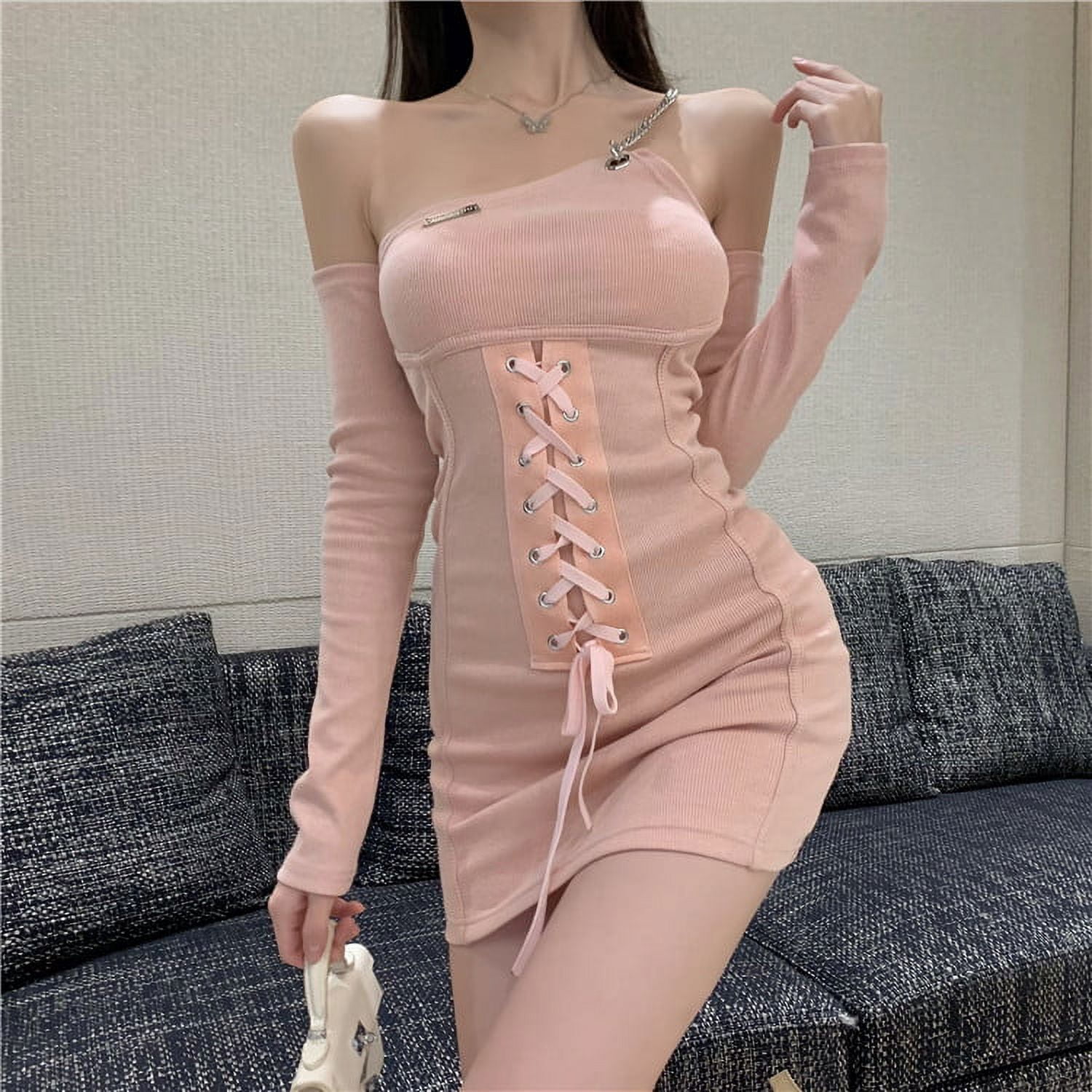 Women-Long-Sleeve-Tight-
