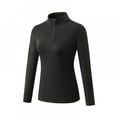 thumbnail image 1 of Women Long Sleeve UPF 50+ Athletic Yoga T-Shirts Thumb Hole Workout Quarter Zip Pullover Running Jacket S-XXL, 1 of 7