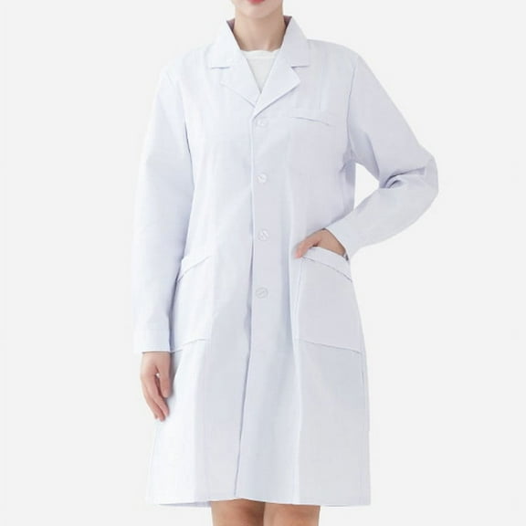 Women Long Sleeve V Neck Button Down Long Dress Coat White Jacket With Pocket Jacket Women plus Size 4x Coats for Women plus Womens Coats Winter Winter Jacket for Women plus Size 3x Womens Oversized