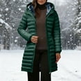 thumbnail image 1 of Women Long Winter Coats Waterproof Fleece Lined Thicken Puffer Jacket Thick Insulated Outerwear Sherpa Warm Parka Quilted Jackets With Fur Hood, 1 of 7