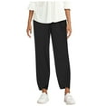 thumbnail image 1 of Women Loose Straight Summer Pants High Casual Waist Long Solid Women's Pants, 1 of 7