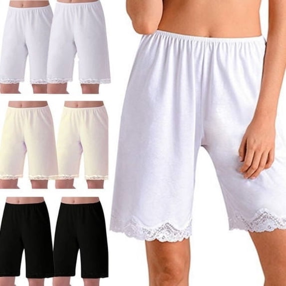 Women Lounge Lace Short Pants Lightweight Pyjama Trouser Nightwear Plus Size