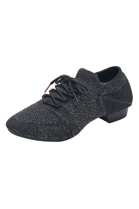 Women Low Heels Dance Shoes For Latin Jazz Modern Performance Flexible Sole Comfortable Lightweight Practice Footwear ,Cn Size:37