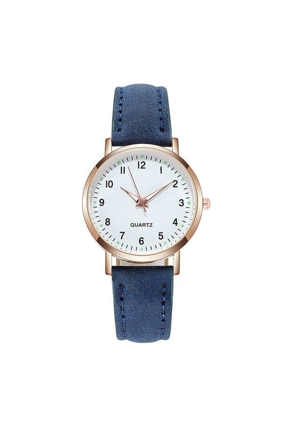 Women Luminous Watch Belt Small Wrist Watches for Women Scale Dotted Little Watch Wrist Watch Cases for Men Stars Watch Frosted Point with Roman Women Watch Women Digital Scale Watch