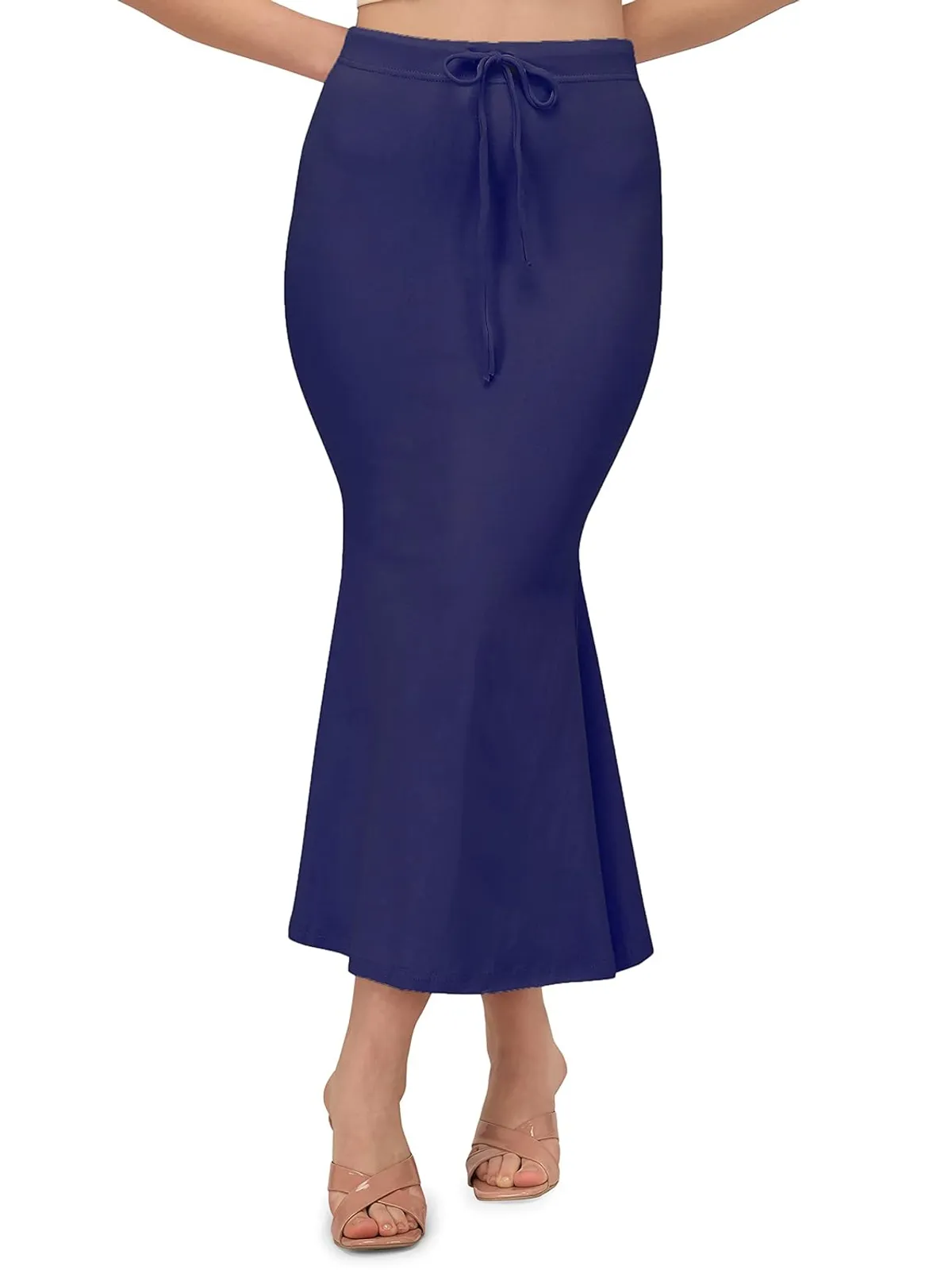 navy blue slip for under dress Issa Navy Slip Dress in Silk Satin main image 1