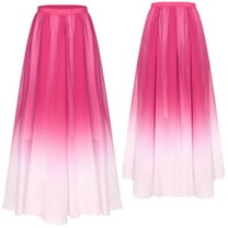 Women Lyrical Ballroom Dance Skirt Long Swing Wrap Skirt
