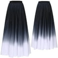 thumbnail image 1 of Women Lyrical Ballroom Dance Skirt Long Swing Wrap Skirt, 1 of 7