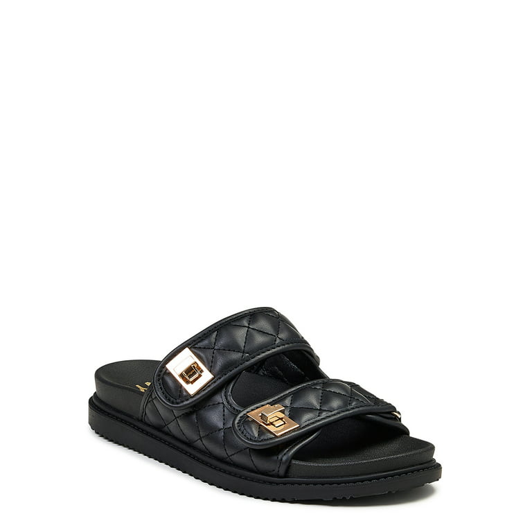 Women Madden NYC Quilted Footbed Sandal 