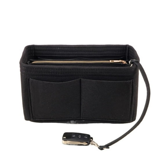 Women Make up Organizer Felt Insert Bag For Handbag Travel Inner Purse Portable Cosmetic Bags Fit Various Brand Bags