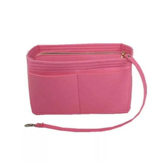 Women Make up Organizer Felt Insert Bag For Handbag Travel Inner Purse Portable Cosmetic Bags Fit Various Brand Bags