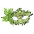 Women Makeup Dance Face Guard Painted With Gold Powder Multi Cornered