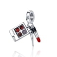 thumbnail image 1 of ROSIANNA Women Makeup Palette Dangle 925 Sterling Silver Chamrs Bracelet Charm, 1 of 1
