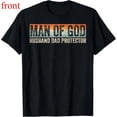 thumbnail image 1 of Women Man Of God Graphic Cotton T Shirt Casual Comfortable Short Sleeve Round Neck Top Black S-5XL, 1 of 5