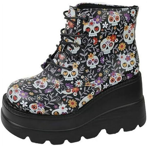 Women Mary Jane Dress Pumps Lolita Shoes Cute Platform Gothic Double Ankle Strap Round Toe Chunky Heel Uniform Pumps Shoes Perfect for School Party Business Work Dance Date Night Club