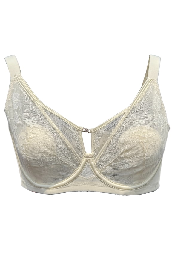 Women Mastectomy Bra Soft Underwire Breast Prosthesis with Pockets Comfort Everyday Bra