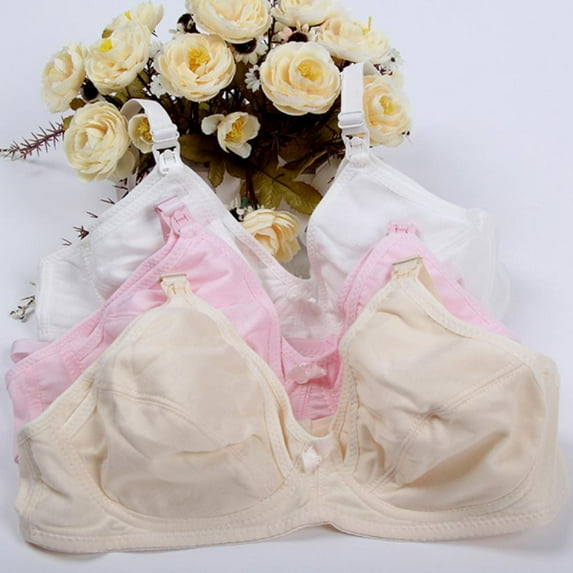 Women Maternity Bra Breastfeeding Bra Pregnant Feeding Nursing Bra 34-42 Cup C