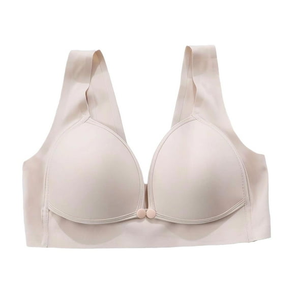 Women Maternity Nursing Bra - Front Closure Wireless Design with Soft Cotton & Lightly Padded Support for Pregnancy And Postpartum Comfort