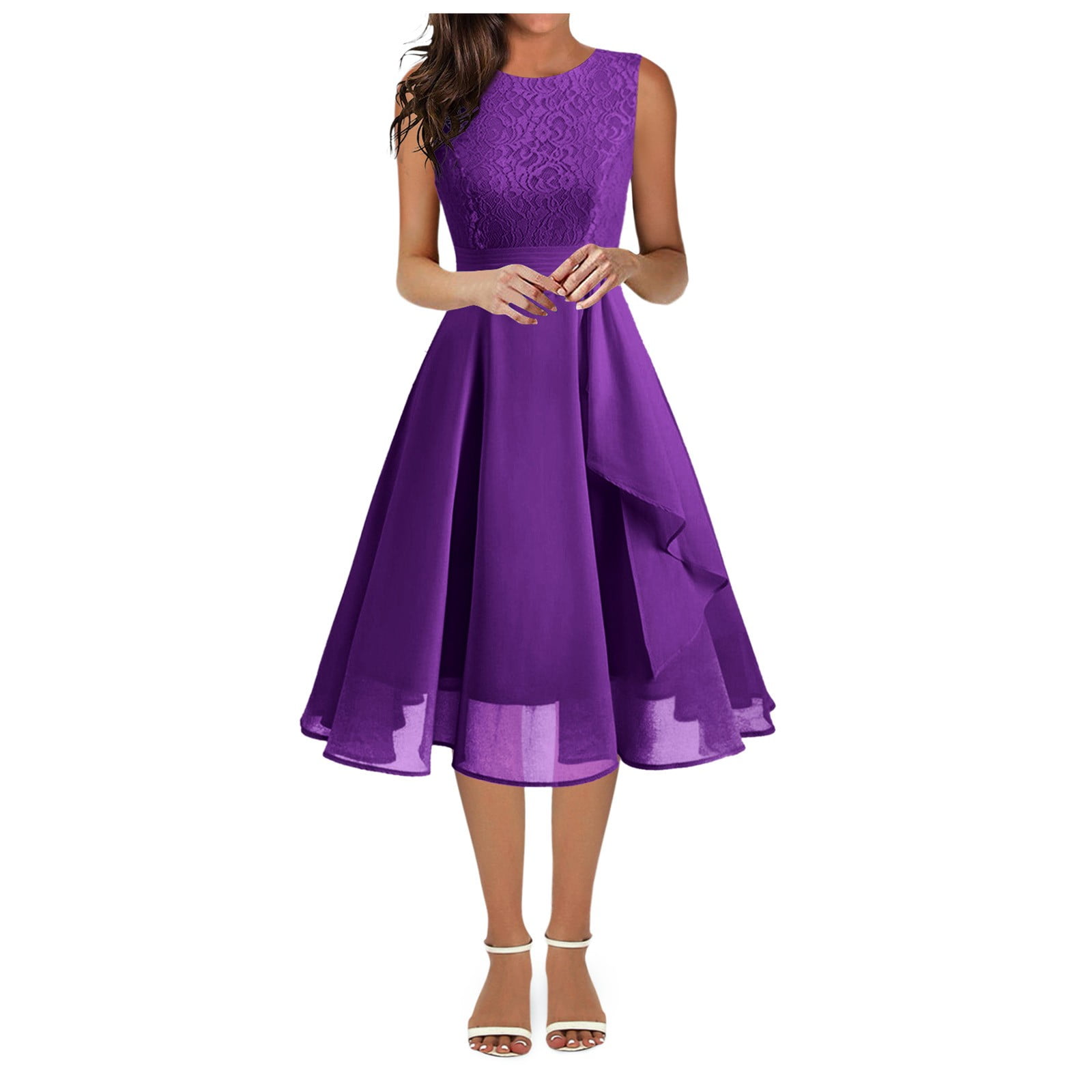 Women Maxi Dress Purple Women's Cocktail Dresses Prom Wedding Guest ...