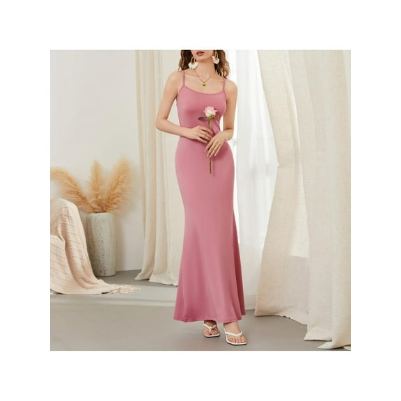 Women  Maxi Dresses Casual Sleeveless  Dress Party Club Bodycon Dress
