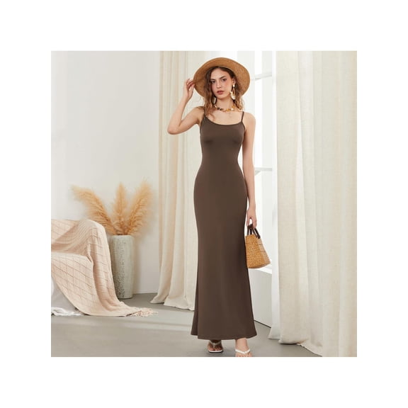 Women  Maxi Dresses Casual Sleeveless  Dress Party Club Bodycon Dress