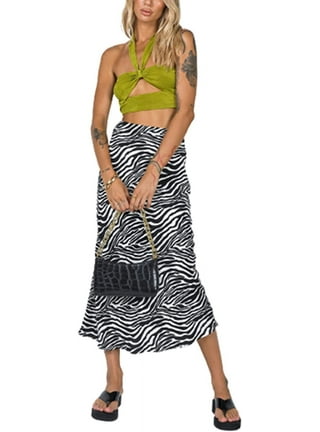 Zebra print cheap skirt 5xl