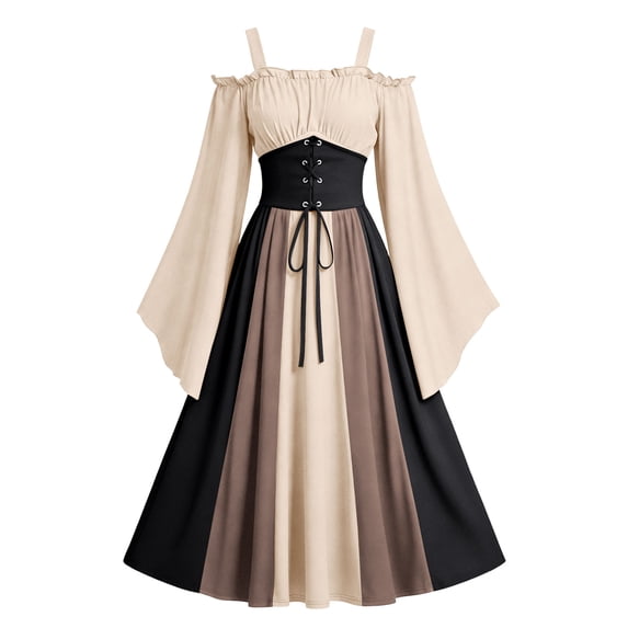 womens flowy dress Galocmo Women Floral Maxi Dress, V-Neck Short Sleeve Empire Waist WOMENS DRESSES AND SKIRTS Waist:34W Asymmetrical Neck One Shoulder