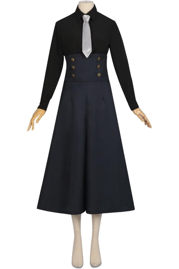Women Mei Mei Black Dress JK Uniform Full Set