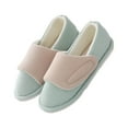 thumbnail image 1 of Women Memory Foam Diabetic Slippers Comfy Cozy Arthritis Edema House Shoes for Elder Women Velcro Bedroom Home Shoe, 1 of 6